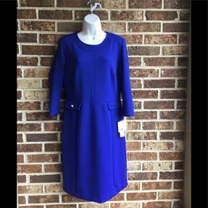 NWT royal blue Liz Claiborne dress.